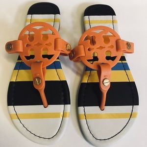 Tory Burch Balloon Stripe Sandals